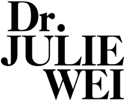 Black Dr. Julie Wei logo
