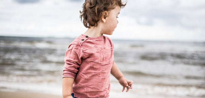 Kid on beach